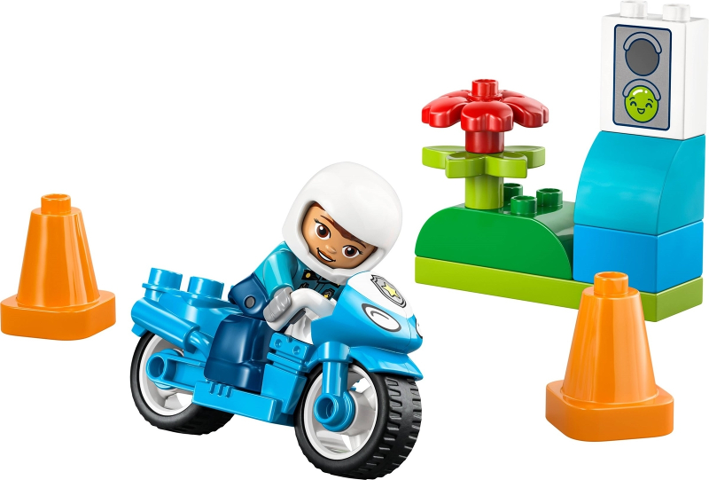 LEGO Duplo - Plavi policijski motor