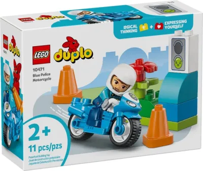 LEGO Duplo - Plavi policijski motor