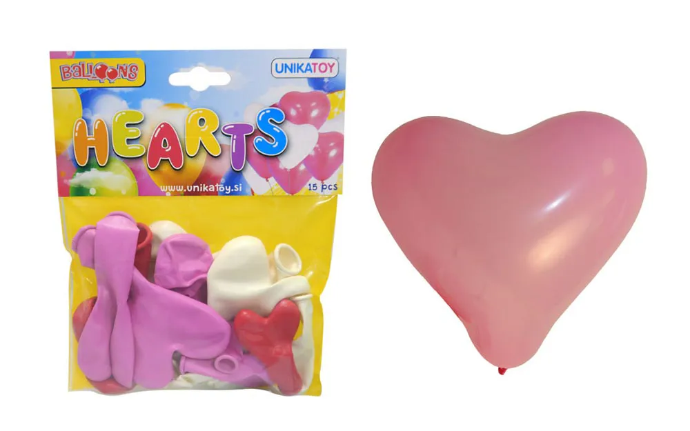 Baloni Srce 15 komada