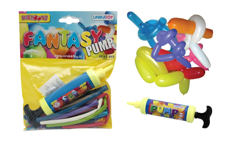 Baloni Fantazija-10 komada+pumpa