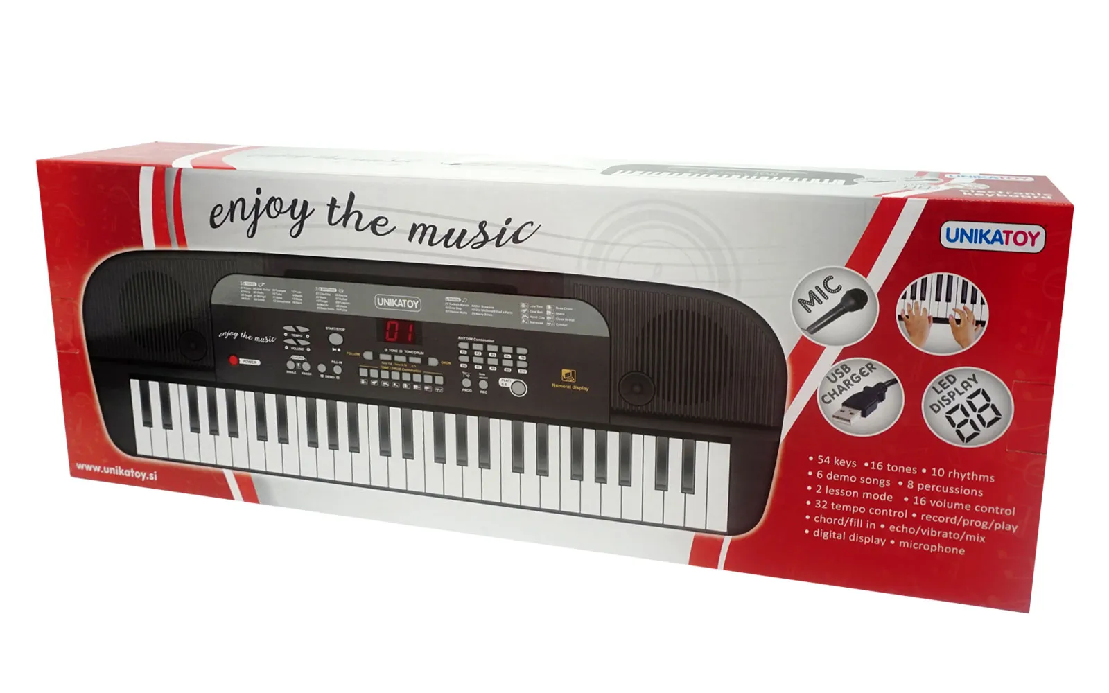 Piano Mikrofon 54 na baterije