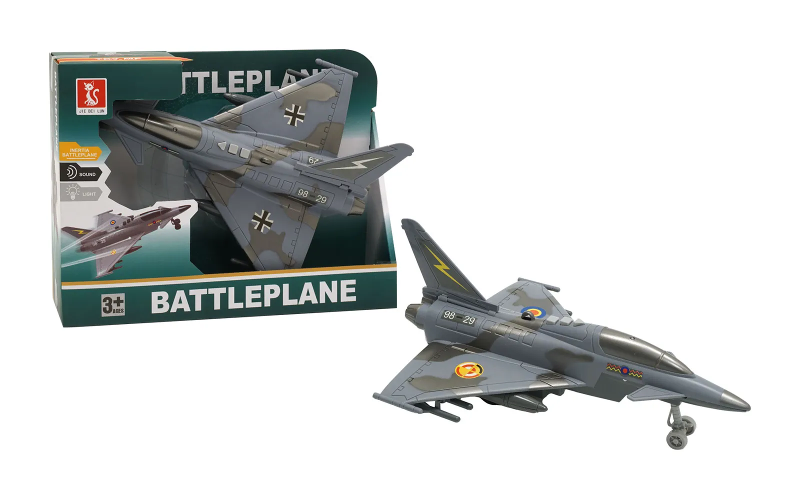 Vojni Avion 26cm Zvuk+svjetlo