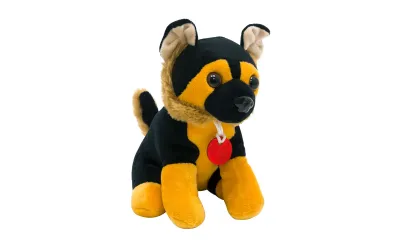 Plišani pas sjedeći pastirski 18cm