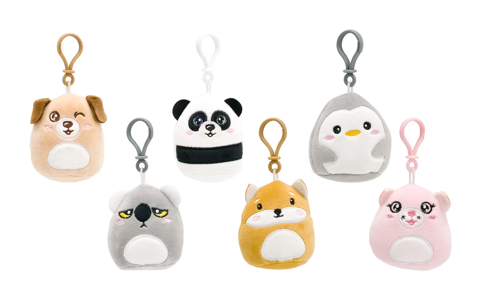 Plišani privjesak životinja Squishy 9cm