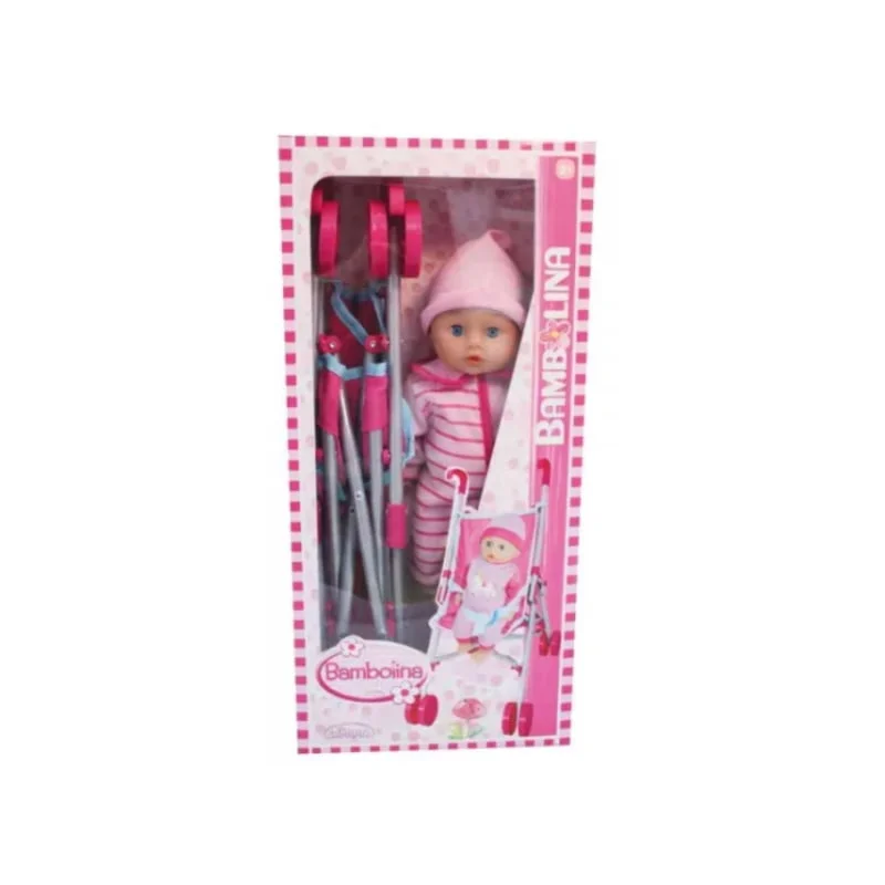 Bambolina Superstar - Lutka i kolica