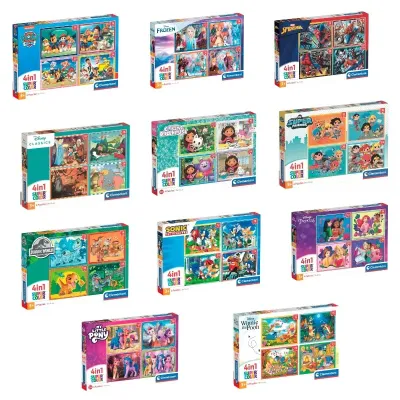 Clementoni puzzle 4 u 1