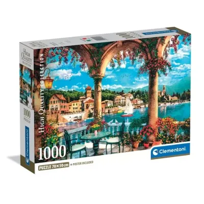 Puzzle 1000 komada - Pogled na jezero Como