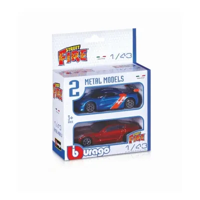 Bburago Street Fire - Poklon set 2 auta 1:43