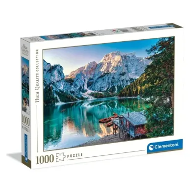 Puzzle 1000 komada - Smaragdno jezero Braies