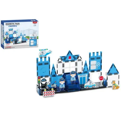 Magnetne konstrukcijske kocke - Policija 42 komada