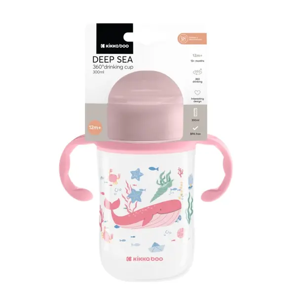 Kb Čaša Za Piće 360,300Ml Deep Sea Pink