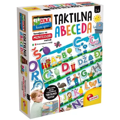 Montessori Plus - Taktilna abeceda
