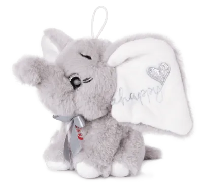 Plišani slon sa srcem 15cm