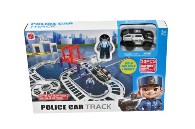 Policijska staza na baterije sa vozilima