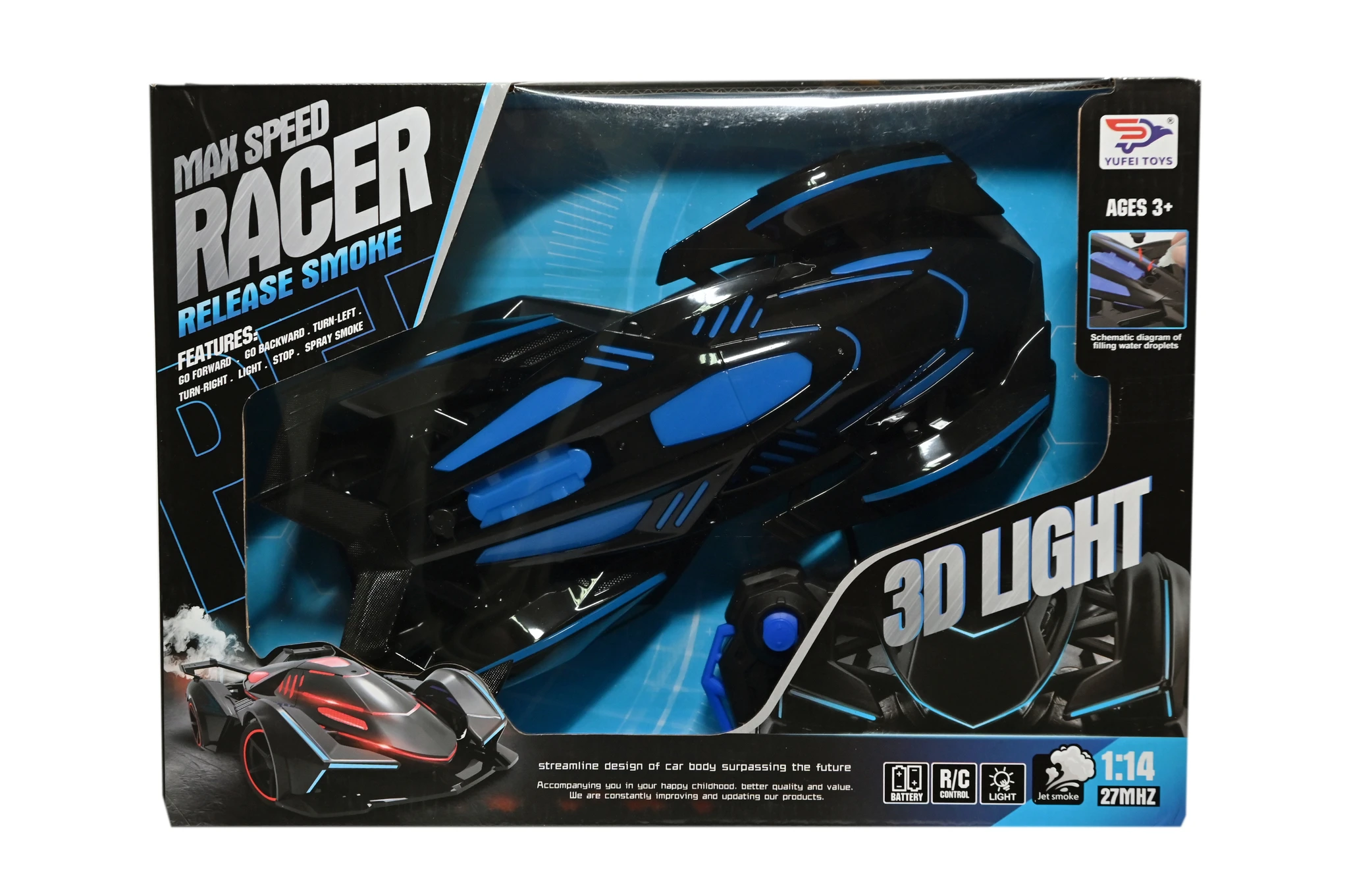 Auto na daljinsko 3D Racing 1:14