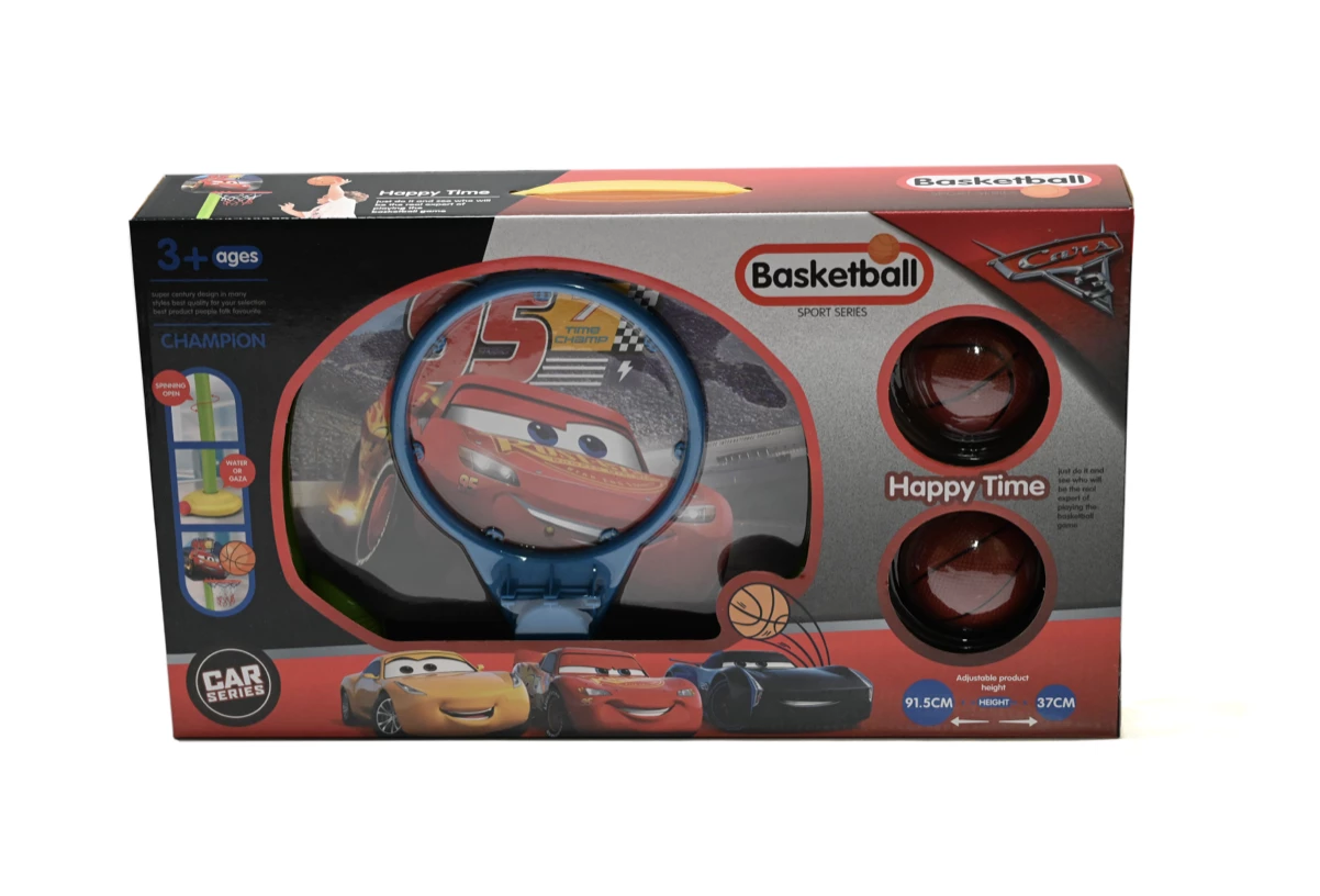 Koš sa loptom i postoljem