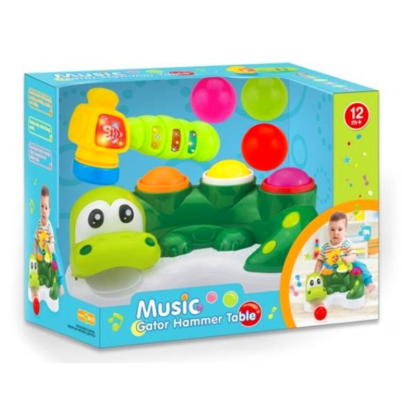 Krokodil udaraljka sa zvukom i svjetlom