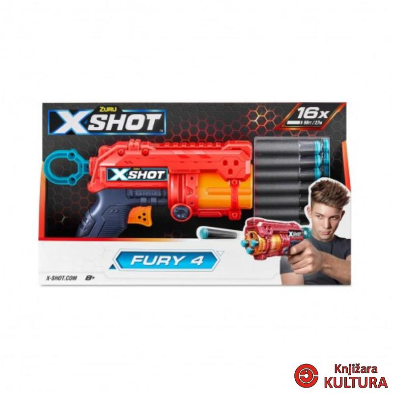 X-Shot Excel Fury 4 pištolj