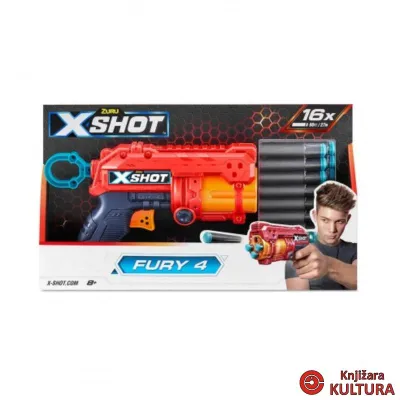 X-Shot Excel Fury 4 pištolj