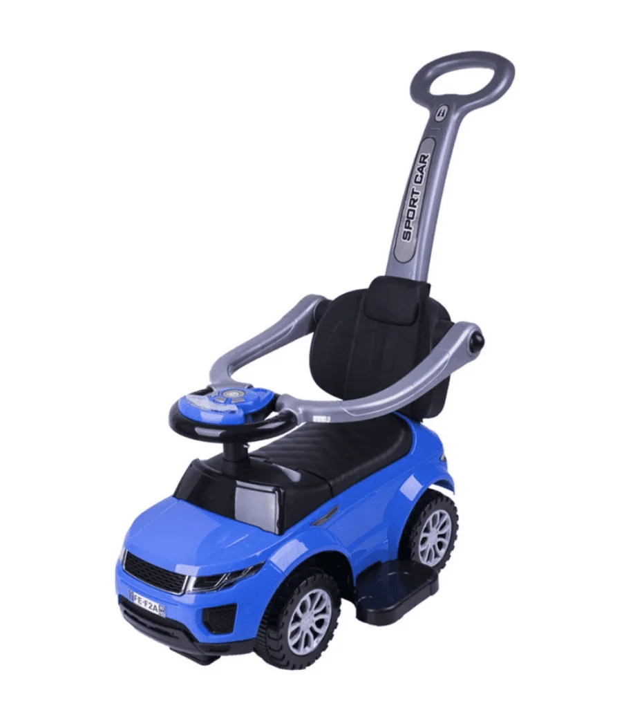 Dječja guralica sa ručkom - Plava