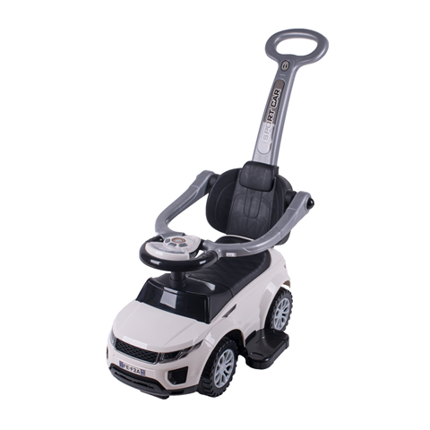 Dječja guralica sa ručkom - Bijela