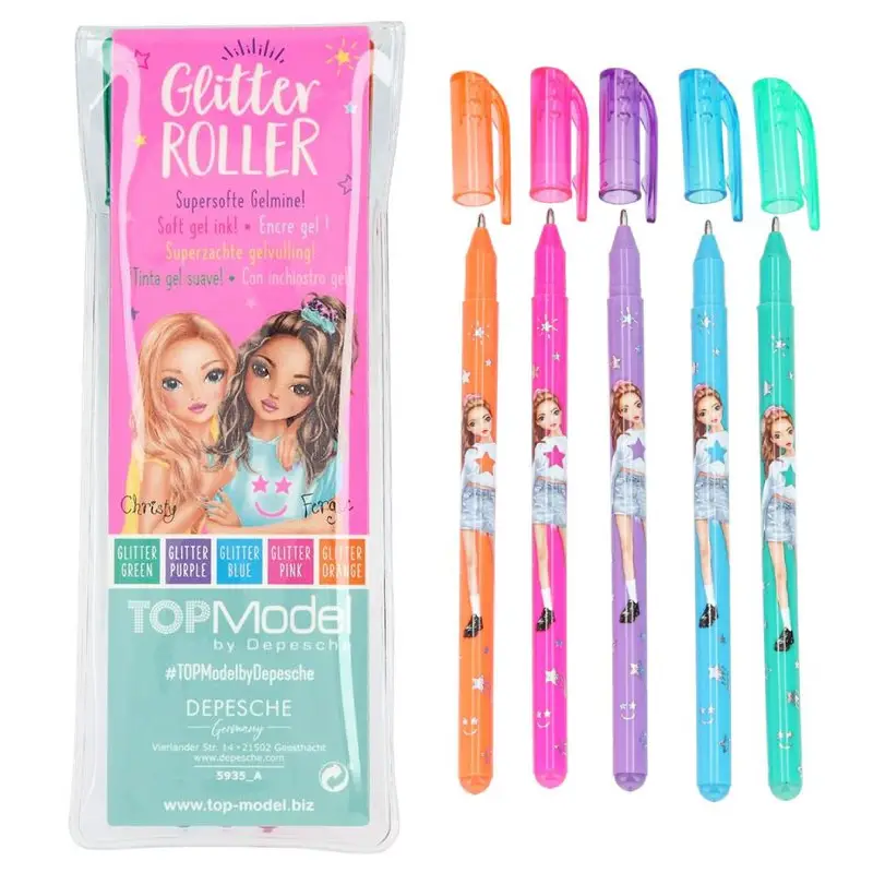 Glitter hemijske olovke 12 komada