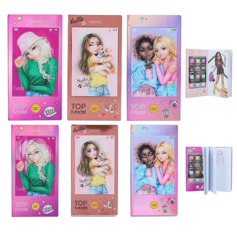 Notes sa zvukom u obliku mobitela