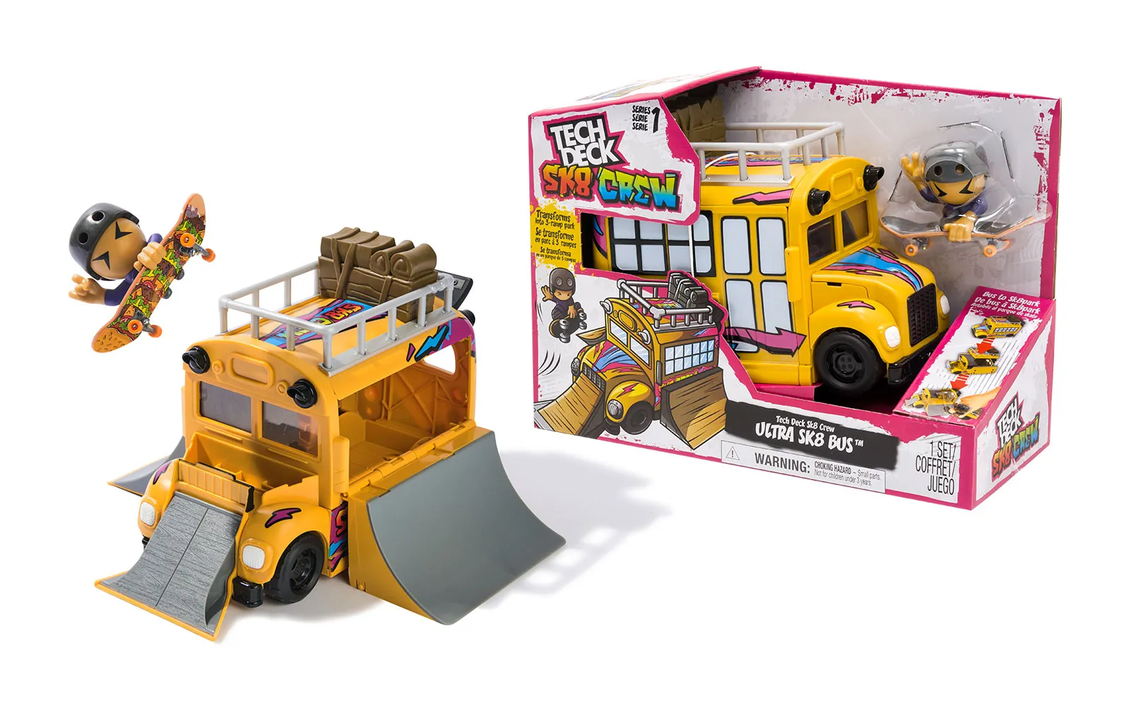 Tech Deck SK8 Crew - Skejtbord i igra set