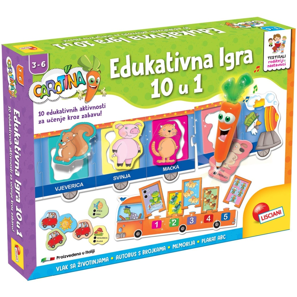 Carotina - Edukativna igra 10 u 1