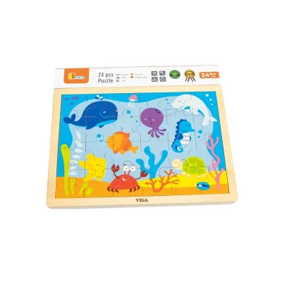 Drvene Puzzle Ocean- 24 komada