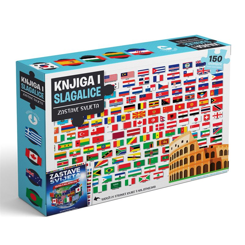Zastave Svijeta - Box Set Knjiga sa Slagalicama