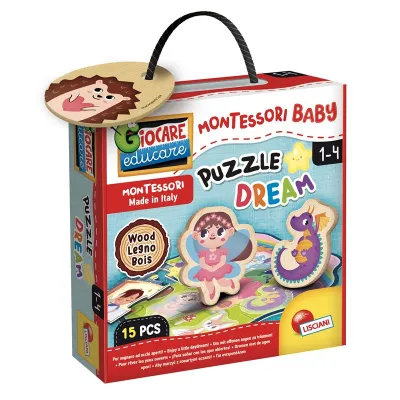Montessori - Drvene puzzle Dream